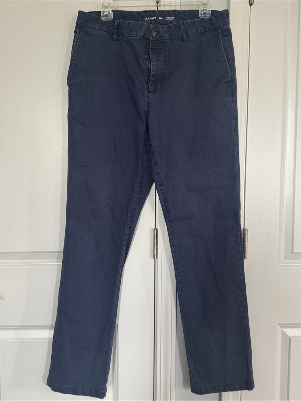Old Navy Dark Navy Straight-Leg Chinos